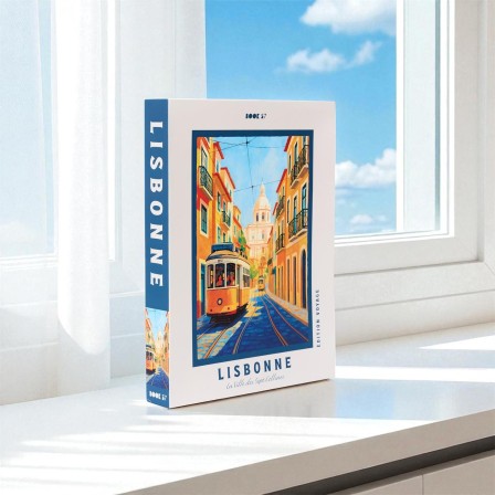 LIVRE RANGEMENT DECO LISBONNE 33X25CM