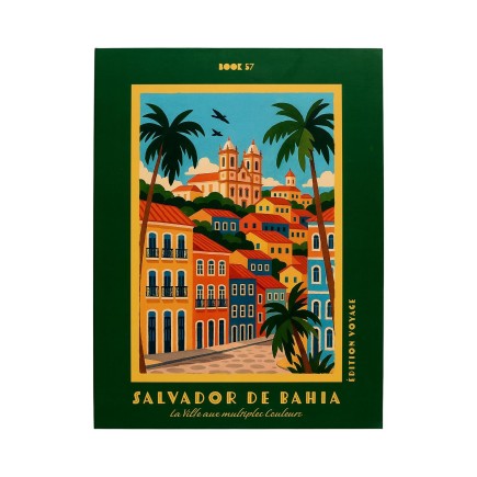 LIVRE RANGEMENT DECO SALVADOR DE BAHIA 33X25CM