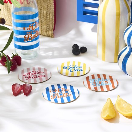 DESSOUS DE VERRE X4 DOLCE VITA