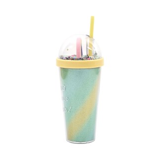 GOBELET DE TRANSPORT STARCUP ARC EN CIEL 35CL BLEU