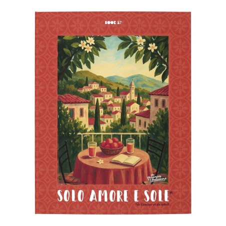 LIVRE RANGEMENT DECO GIORNI FELICI AMOUR ET SOLEIL