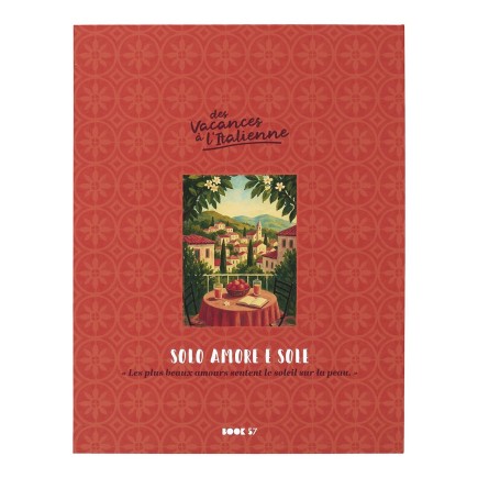 LIVRE RANGEMENT DECO GIORNI FELICI AMOUR ET SOLEIL