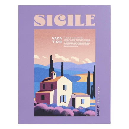 LIVRE RANGEMENT DECO VOYAGE SICILE