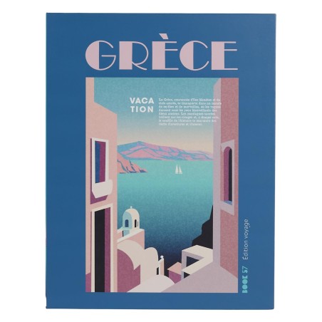 LIVRE RANGEMENT DECO VOYAGE GRECE