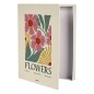 LIVRE RANGEMENT DECO FLOWERS BEIGE
