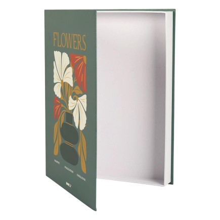 LIVRE RANGEMENT DECO FLOWERS VERT