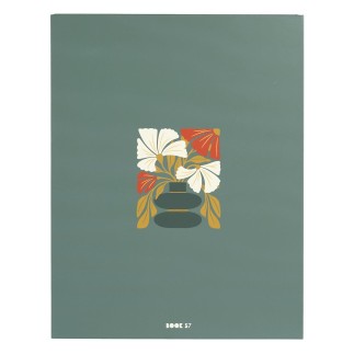 LIVRE RANGEMENT DECO FLOWERS VERT