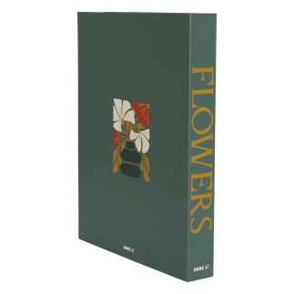 LIVRE RANGEMENT DECO FLOWERS VERT