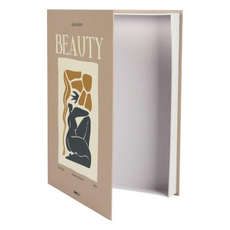 LIVRE RANGEMENT DECO BEAUTY BEIGE