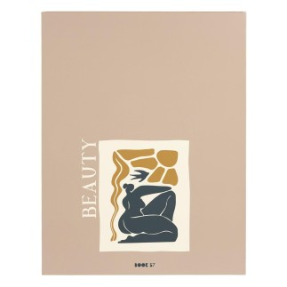 LIVRE RANGEMENT DECO BEAUTY BEIGE