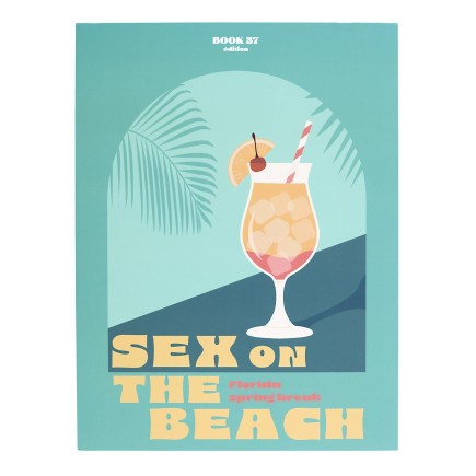 AFFICHE DECO X2 SEX ON THE BEACH ET PINA COLADA