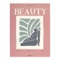 AFFICHE DECO X2 FLOWERS BEIGE ET BEAUTY ROSE
