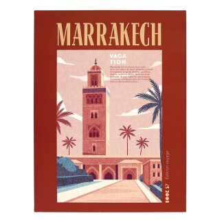 AFFICHE DECO X2 FRENCH RIVIERA ET MARRAKECH