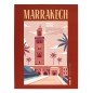 AFFICHE DECO X2 FRENCH RIVIERA ET MARRAKECH