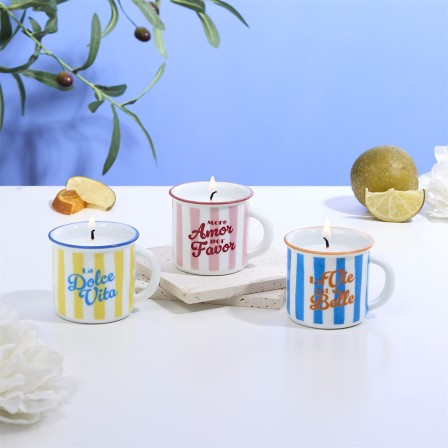BOUGIE PARFUMEE TASSE DOLCE VITA