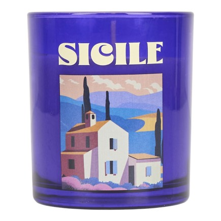 BOUGIE PARFUMEE VERRE H6.7CM VOYAGE SICILE