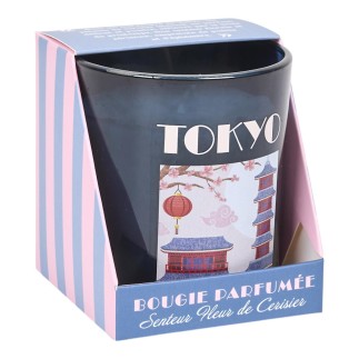 BOUGIE PARFUMEE VERRE H6.7CM VOYAGE TOKYO
