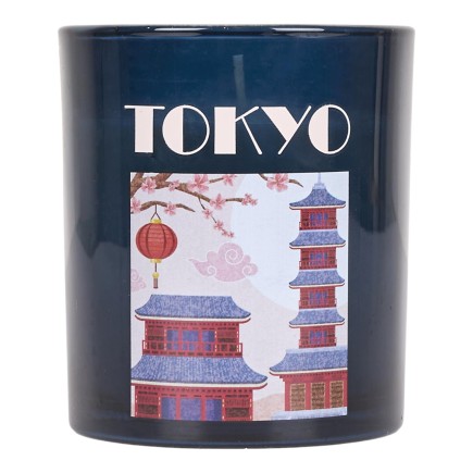 BOUGIE PARFUMEE VERRE H6.7CM VOYAGE TOKYO