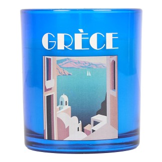 BOUGIE PARFUMEE VERRE H6.7CM VOYAGE GRECE