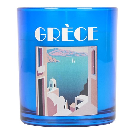 BOUGIE PARFUMEE VERRE H6.7CM VOYAGE GRECE