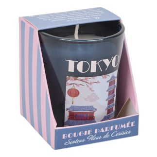 BOUGIE PARFUMEE VERRE H9CM TOKYO