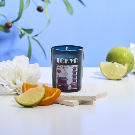 BOUGIE PARFUMEE VERRE H9CM TOKYO