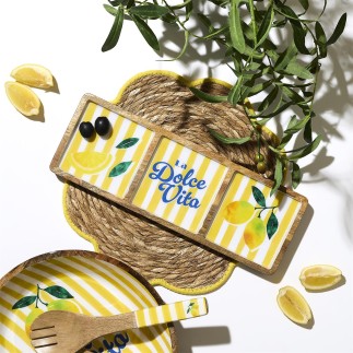 PLANCHE COMPARTIMENTS MANGUIER DOLCE VITA JAUNE