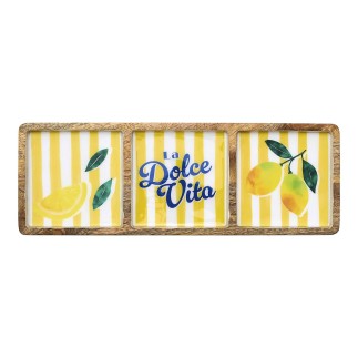 PLANCHE COMPARTIMENTS MANGUIER DOLCE VITA JAUNE