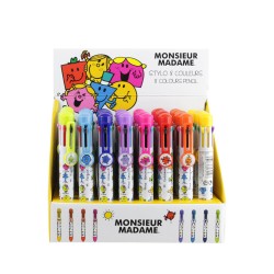 STYLO 8 COULEURS MR MME