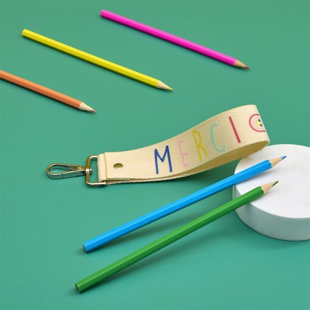 PORTE CLES MERCI MAITRESSE