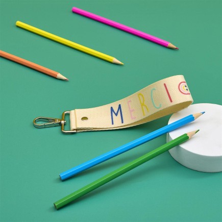 PORTE CLES MERCI MAITRESSE