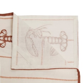 Lot de 3 torchons Océania 45x70cm slub