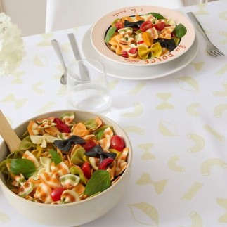 Nappe anti tâche imprimée Della Pasta 140x240cm