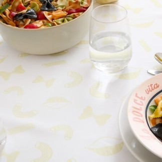 Nappe anti tâche imprimée Della Pasta 140x240cm
