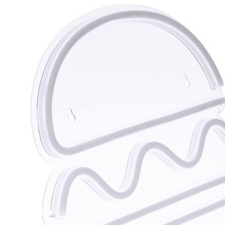 Néon LED mural Burger long 30 cm