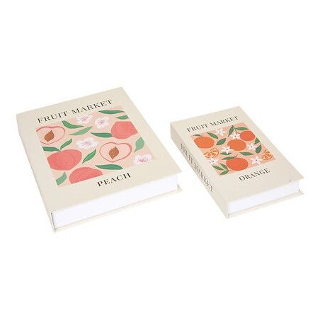 Lot de 2 boîtes livre Fruity carton