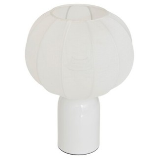 Lampe Tobie 33cm métal blanc