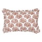 Coussin Océania 38x58cm imprimé terracotta
