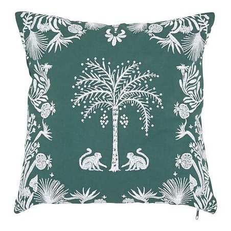Coussin brodé The Palm Resort 45 x 45 cm