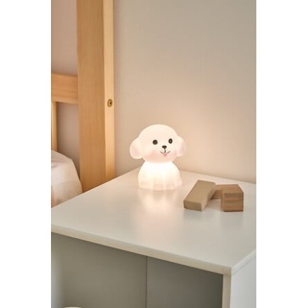 Veilleuse soft chien 10cm batterie intégrée