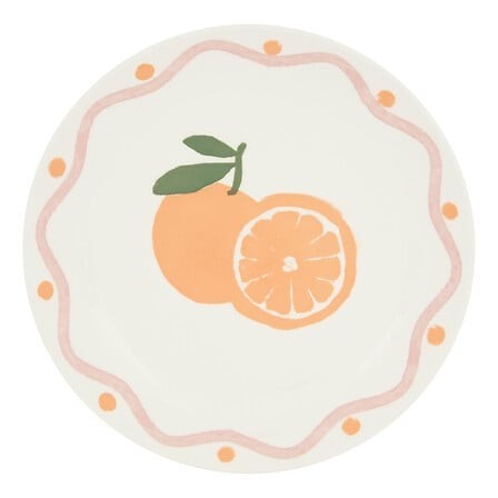 Assiette à dessert Fruity 19cm orange