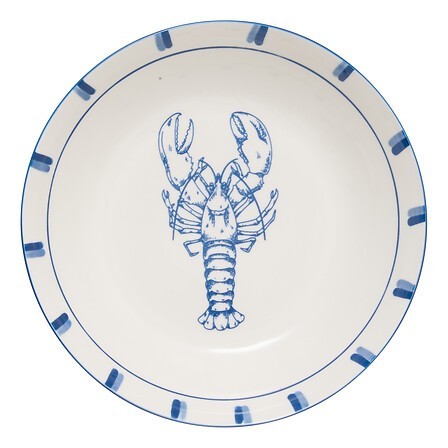 Assiette creuse Oceania 20cm homard