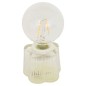 Lampe LED Fleur haut 16 cm verre