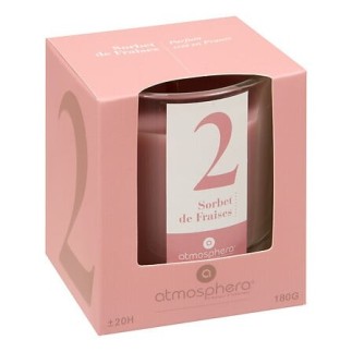 BOUGIE PARFUMEE NUMIA FRAISE 180G
