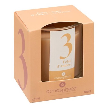 BOUGIE PARFUMEE NUMIA AMBRE 180G