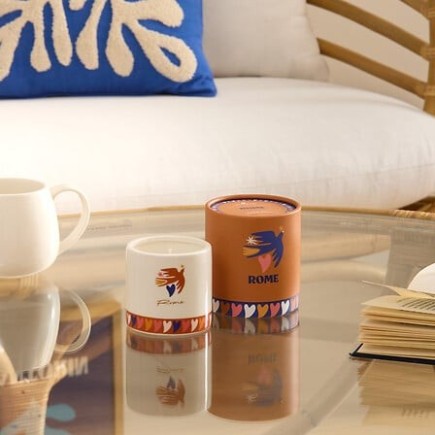 Bougie parfumée Libe 160 g pot céramique Rome