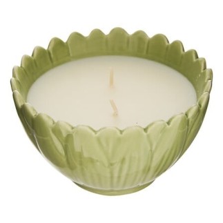 Bougie parfumée Fleur de Rose 200g vert