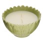 Bougie parfumée Fleur de Rose 200g vert