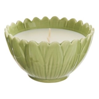 Bougie parfumée Fleur de Rose 200g vert