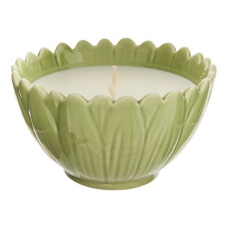 Bougie parfumée Fleur de Rose 200g vert